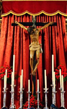 ICONOGRAFÍA DE LA SEMANA SANTA DE AYAMONTE. Tercera parte: en la cruz enclavado.  4: Cristo de las Aguas (La Lanzada)