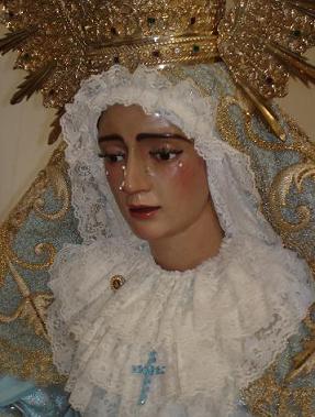 ICONOGRAFÍA DE LA SEMANA SANTA DE AYAMONTE. La Virgen bajo palio. 5: Virgen de la Amargura