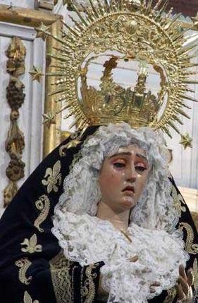 ICONOGRAFÍA DE LA SEMANA SANTA DE AYAMONTE. La Virgen bajo palio. 6: Virgen del Socorro.