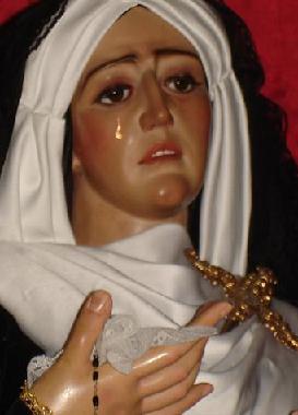 ICONOGRAFÍA DE LA SEMANA SANTA DE AYAMONTE. La Virgen bajo palio. 7: Virgen del Mayor Dolor